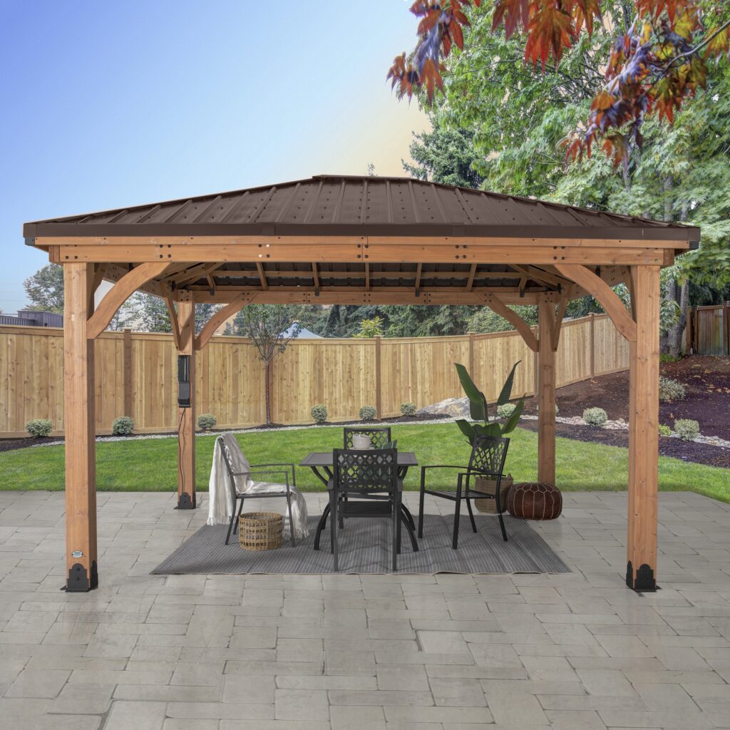 14X12 Barrington Gazebo - Leisure Installs