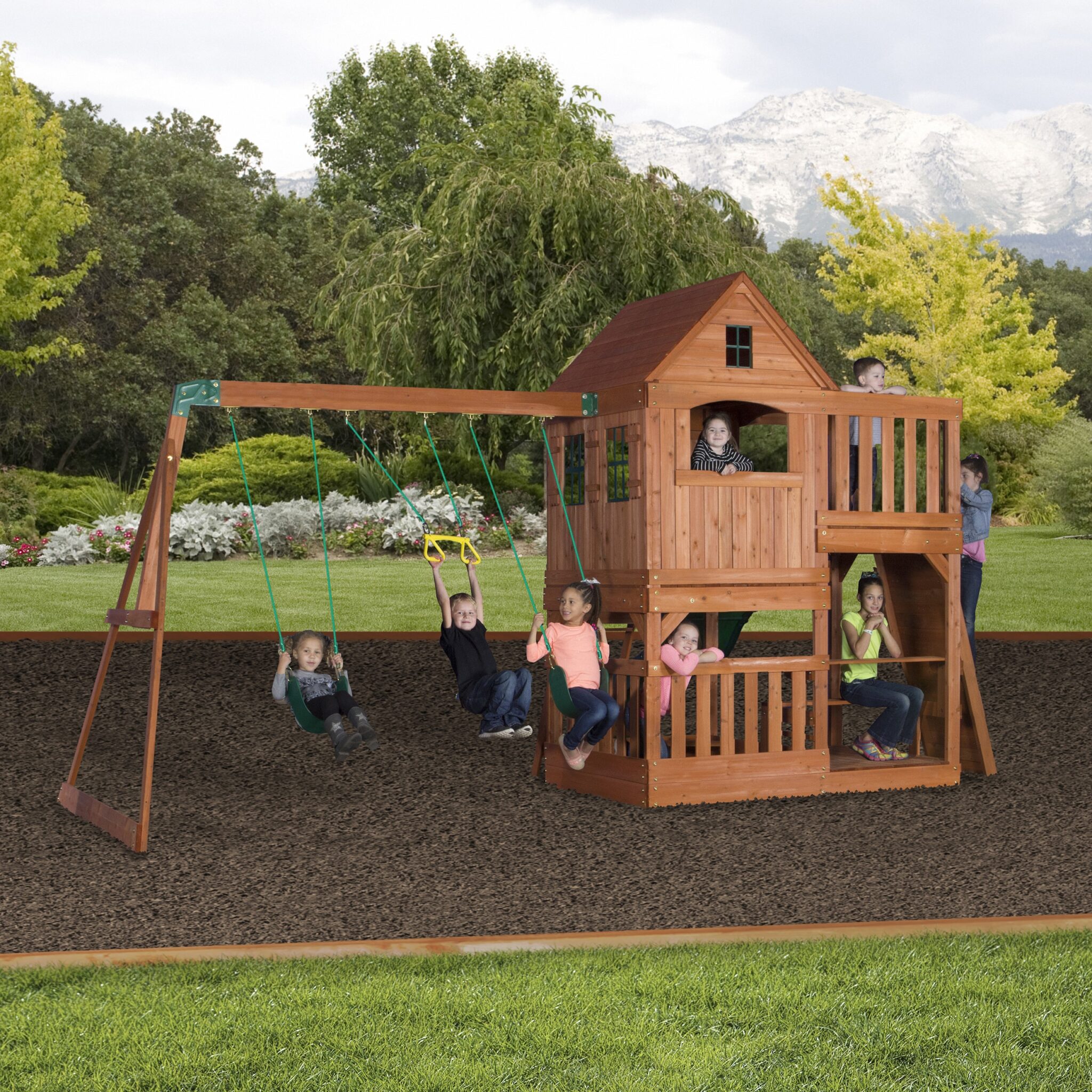 Hillcrest Swing Set - Leisure Installs